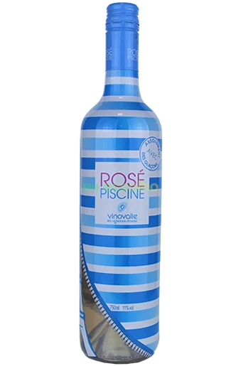 Rose Piscine Stripes Paris