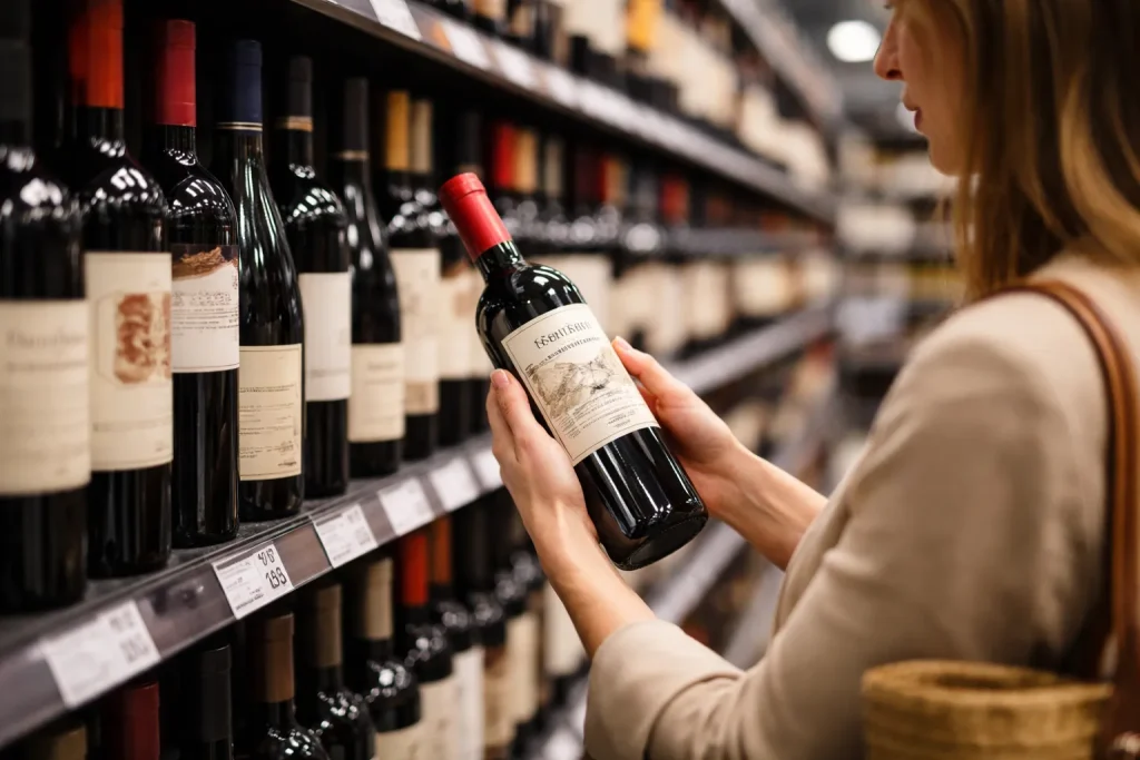 Comparação entre dois vinhos para escolher melhor.